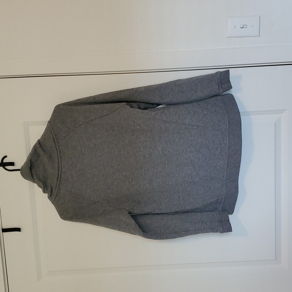 Nike gray sweatshirt with kangaroo pocket and extra zipper pocket XS - Picture 9 of 13